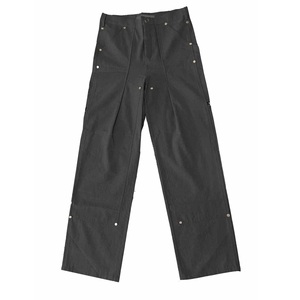 Men Dark Gray Wide Leg <b>Cargo</b> <b>Pants</b> Oversized Zipper Pocket Technical Trousers Baggy Casual Streetwear <b>Work</b> <b>Pants</b> Wholesale - Product Image 1
