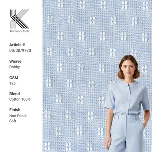 Tela de camisa de alta calidad con nuevo diseño de fábrica original para mujer, tela de camisa con textura tejida personalizable en stock. - Product Image 1