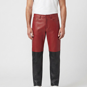 <b>Men</b> Premium <b>Leather</b> Pants <b>Men's</b> <b>Leather</b> Streetwear <b>Trouser</b> <b>Mens</b> High Quality <b>Leather</b> Pant <b>Men</b> Pockets <b>Leather</b> Pant - Product Image 1