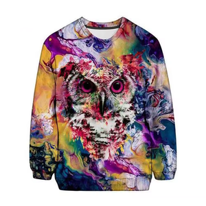 Sudadera Sublimada Estampada para Mujer, Talla Grande, 100% Algodón, Felpa Transpirable, Sudadera Sublimada para Mujer - Product Image 5