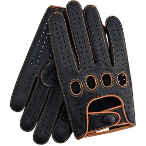 Gants d'hiver en cuir uni pour femmes, décontractés, multifonctionnels, compatibles avec les écrans tactiles, pour l'extérieur, à la mode, pour conduire, qui gardent les mains au chaud - Product Image 5