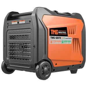 Generatore Portatile Ibrido Digitale Inverter da 7250 Watt, Doppia Alimentazione (Gas/GPL), 6,5 Ore di Autonomia al 50% di Carico, Certificato CETL 240V - Product Image 4
