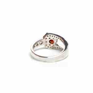 Natural Red <b>Garnet</b> <b>Ring</b> 925 Sterling <b>Silver</b> Luxury Prong Set Gemstone <b>Ring</b> for Party Occasions Fine Jewelry - Product Image 6