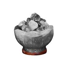 Lampes en sel de l'Himalaya gris de qualité supérieure, lampes en cristal de roche naturel avec taille OEM, fournisseur en gros de marques privées, logo personnalisé - Product Image 1