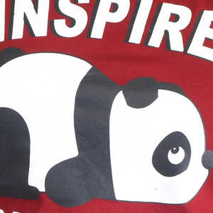 T-shirt décontracté à manches courtes pour femme, en coton écologique à séchage rapide, imprimé avec motif inspiré de l'art graphique rouge, collection printemps - Product Image 6