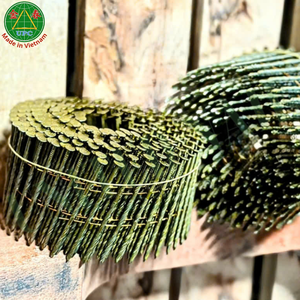 Industrial 1-1/4" X 0.083 Pallet Wire Coil <b>Nails</b> 14000pcs Zinc Yellow-Chromate Plated Screw/Ring/Smooth Shank Factory Price - Product Image 4