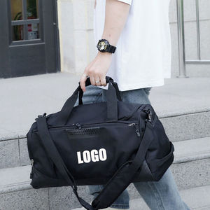Bolsa de lona con logotipo personalizado para hombres y mujeres, de gran capacidad, ideal para viajes, gimnasio, deportes y viajes de negocios, en venta. - Product Image 6