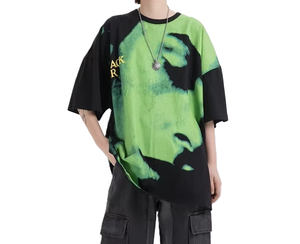 Camiseta Oversize de Algodón Peinado 100% Personalizada OEM para Streetwear, de Alto Gramaje, Lisa, Impresa DTG DTF, Anti-Pilling, Transpirable, para Hombre y Mujer - Product Image 2