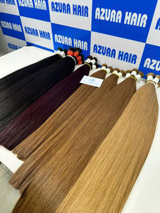 Le vendeur en gros fournit des paquets de cheveux humains vietnamiens 100% bruts de haute qualité extensions de cheveux en vrac à vague profonde à des prix - Product Image 3