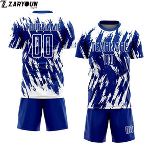 Conjuntos de Ropa Deportiva de Fútbol para Hombre, de Alta Calidad, Ecológicos, Transpirables, Ligeros y de Secado Rápido, con Logotipo Personalizado por Sublimación - Product Image 1