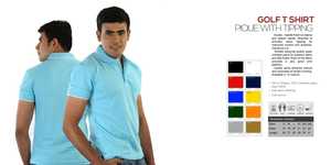 Camiseta de Golf Casual para Hombre, Nuevo Diseño, Manga Corta, Logotipo Personalizado, Impresión Digital, Transpirable, Blanca con Detalles Azules - Product Image 2
