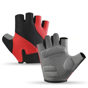 Gants de cyclisme demi-doigts Alpha Racing antidérapants, antichocs, respirants, anti-humidité, avec sangle de poignet réglable, unisexe, OEM - Product Image 1