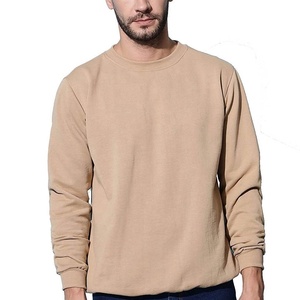 2024 conception personnalisée hommes pull sweat OEM Logo chaud en gros plaine col rond vêtements automne saison Technique sweats à capuche teints - Product Image 1