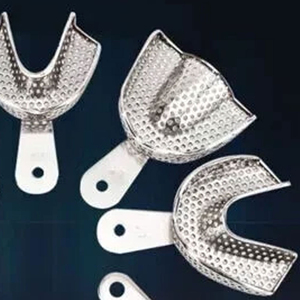 Bandeja de Impresión Dental Autoclavable con Certificación CE, Todos los Tamaños, Superior e Inferior, de Acero Inoxidable, Bandeja para Instrumentos Manuales - Product Image 2
