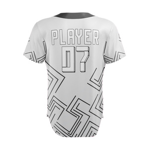 เสื้อเบสบอลซอฟต์บอลแบบติดกระดุมสำหรับผู้หญิงมืออาชีพ  ชุดกีฬาโพลีเอสเตอร์แบบซับลิเมชั่นสั่งทำได้ ขายส่ง - Product Image 5