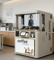 Máquina de Café Robótica de Autoservicio 24H, Robot de Café con Alto Retorno de la Inversión