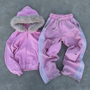 Customized Trending Tracksuit Whole Sale Premium Quality & <b>Fabric</b> Full Zipper Tracksuit For Casual Or Streetwear For Unisex - Product Image 1