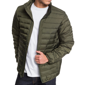 Chaqueta Acolchada de Lona Personalizada Unisex de Moda, Estilo Casual, con Efecto Burbuja, Diseño a Cuadros y Puntos, Producto de Invierno Popular, Precio al por Mayor - Product Image 6