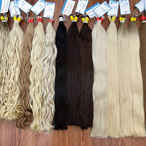 Top Selling Premium Blonde Straight Bulk Human <b>Hair</b> Extensions Double Drawn <b>Soft</b> <b>Silky</b> Full Cuticle <b>Hair</b> for <b>Braiding</b> Wholesale - Product Image 6