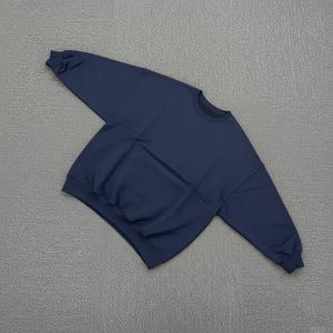 Ensemble de sweat-shirts à capuche unisexe de haute qualité pour hommes, personnalisé, en coton biologique, streetwear, surdimensionné, brodé, imprimé en silicone, décontracté - Product Image 3