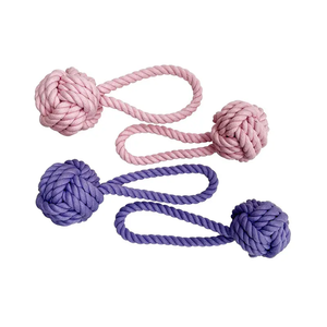 Juguete Masticable de Cuerda 100% Algodón para Perros Mordedores Agresivos, No Tóxico, Indestructible, Color Personalizado, Tamaño Mediano - Product Image 3