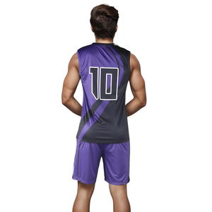 Conjunto de Uniformes de Voleibol Sublimados al por Mayor, de Secado Rápido, para Entrenamiento y Partidos, Personalizables con Nombre y Número del Equipo - Product Image 3