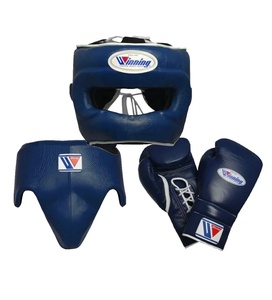 Ensemble de sparring personnalisé, nouveaux designs, fabriqué en cuir véritable, gants de boxe professionnels personnalisés, protège-tête et protège-aine - Product Image 5