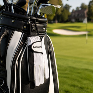 Nouvel article tendance : Gants de golf unisexes sur mesure, respirants, antidérapants, en cuir, à doigts complets, pour le sport - Product Image 5