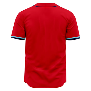 Camiseta Deportiva OEM Unisex de Béisbol de Manga Corta con Dos Botones, Tejido Transpirable y Resistente que Absorbe la Humedad, para Entrenamiento de Equipos - Product Image 2