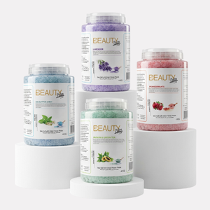 Gommage exfoliant professionnel pour le corps et les pieds, cristaux naturels, spa, sel de mer américain, pétales séchés, usage commercial pour adultes - Product Image 1