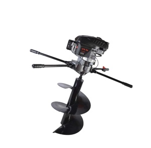 Taladro de tierra profesional de 173 cc y 4 tiempos para dos personas, <span class=keywords><strong>3</strong></span>.7 kW de potencia, broca de 300-400 mm para postes de cerca de alta resistencia y plantación de árboles - Product Image 1