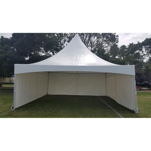 Carpa de Lona Tejida de Polipropileno Roja y Blanca con Impresión Personalizada, Decoración de Globos, Malla Transpirable de Secado Rápido, Correa Ajustable - Product Image 4
