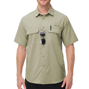 Camisas de Pesca Antideslizantes de Verano para Hombre, Cómodas, de Manga Corta, Transpirables y Elásticas - Product Image 3
