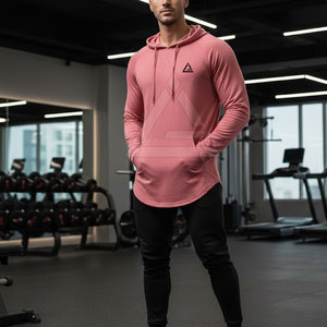 Conçus pour le mouvement, ces sweats à capuche pour hommes offrent une coupe extensible, idéale pour la course à pied, la salle de sport et l'entraînement en plein air. - Product Image 4