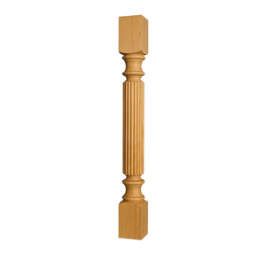 Natural Solid Rubber Wood <b>Table</b> <b>Legs</b> Modern Turned Furniture Supports for Dining Room Bedroom Living Room and Kitchen Use - Product Image 1