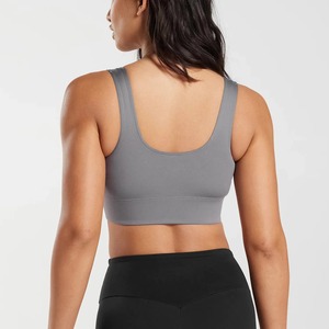 Leggings de yoga taille haute sans couture, longueur intégrale, noir uni, pantalon de sport pour femme, vêtements de fitness extensibles - Product Image 2
