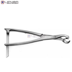 Pince à os Lambotte à mâchoire mobile, petite, pointe de 10 mm, longueur 220 mm (8 3/4 po), instruments chirurgicaux orthopédiques médicaux - Product Image 3