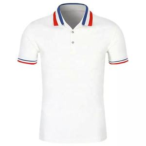 Vêtements décontractés écologiques 100% coton, logo personnalisé, t-shirts de golf pour hommes, logo brodé, polos à manches courtes unis pour hommes - Product Image 6