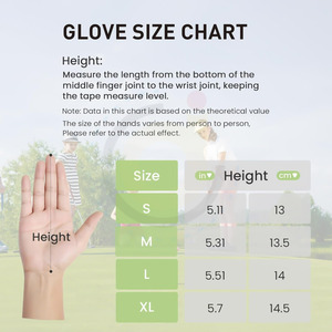 Guantes de Golf de Piel Cabretta Impermeables de Nuevo Diseño, Rojos y Negros, Antideslizantes, Unisex, para Mano Izquierda, con Cierre de Velcro - Product Image 6