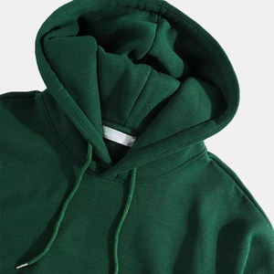 Sweat-shirts à capuche épais et unis pour hommes, personnalisables avec logo imprimé ou brodé - Product Image 2
