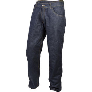 Pantalones de Motociclista Ajustados y Ventilados con Refuerzos de Aramida en Rodilla y Cadera, Pantalones Vaqueros Elásticos para Hombre, Color Azul Denim - Product Image 2