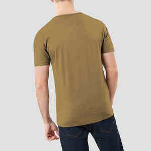 T-shirts Premium pour Hommes – Été, Manches Courtes, Col Rond, Décontracté, Imprimé, Coupe Ample, Mélange Coton et Fibre de Bambou, Écologique - Product Image 3
