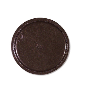 12 sous-verres ronds en cuir de vachette naturel pour tasses à thé, décoration de salon, bureau - Product Image 4