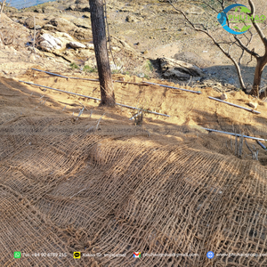 Coconut Fiber COIR NET For Erosion Control And Soil Stabilization On Slopes Hillsides And Riverbank Areas - Product Image 5