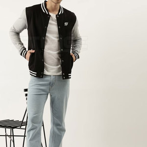 Veste universitaire décontractée d'hiver avec logo sur le devant, tissu écologique, couleurs et tailles personnalisables, toucher doux et finition lisse - Product Image 3
