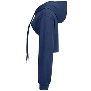 Sweat à capuche court d'hiver pour femme en molleton de coton doux, marque privée, OEM, ODM, vente en gros, fournisseur d'usine de vêtements - Product Image 6