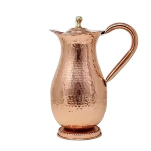 Custom Glow Trendy Copper Jug Modern Thermal Pitcher EcoFusion Copper Jug Premium Coated <b>Drinkware</b> - Product Image 1