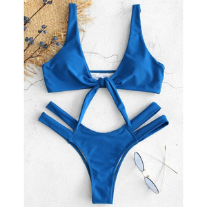 Conjunto de Bikini de Dos Piezas de Alta Calidad Hecho a Medida para Mujer, Estampado, de Secado Rápido, Transpirable y Ecológico, Traje de Baño para Playa - Product Image 3