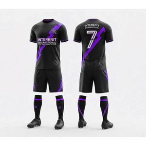 Uniformes de Fútbol Personalizados, Conjunto de Camiseta de Fútbol Sublimada Premium, Calidad Profesional, Tejido Transpirable de Secado Rápido, UPF 50 - Product Image 3