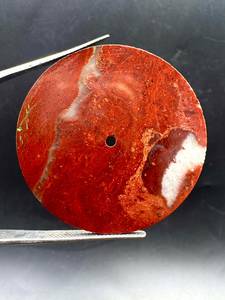 Esfera de Reloj de Jaspe Rojo de 39 mm y 1 mm, Esfera de Reloj de Piedra Personalizada para Relojes Mecánicos Automáticos - Product Image 1